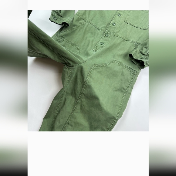Universal Thread Broiler Jumpsuit NWT Size: 6 Dark Sage Green Women's Chest 40" - Picture 6 of 13
